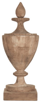 Wooden Finial Urn