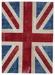 Rug N Carpet - Handwoven Anatolian 5' 8'' x 7' 11'' Flag Patchwork Rug