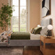 Angela Velvet Upholstered Bed, Gray, Full