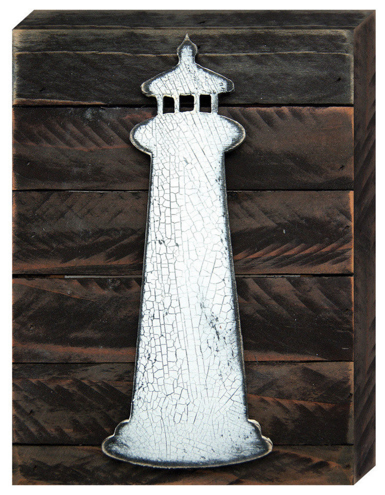 Lighthouse Vintage Nautical Block