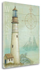 18" The Lighthouse by the West Coast Giclee Wrap Canvas Wall Art