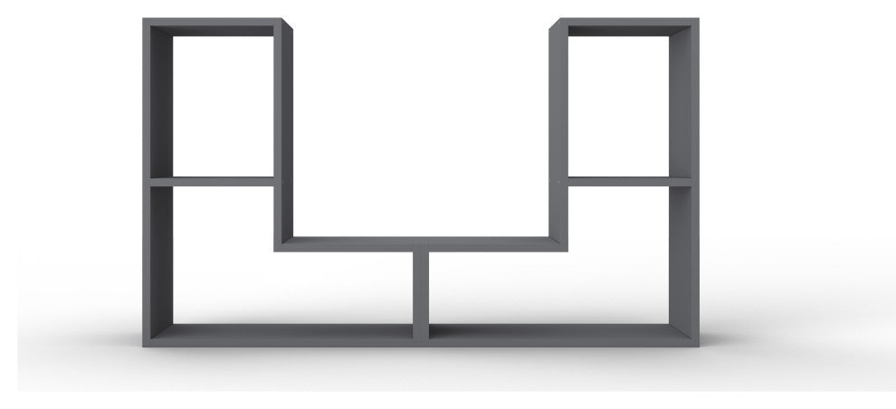 LIANA Modular Bookcase, Slate Grey