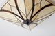 Tiffany Style Art Stained Glass Semi Flush Ceiling Lights, Square