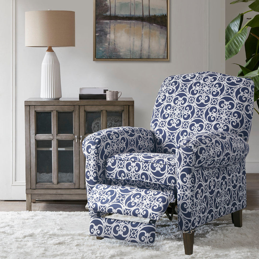 Madison Park Brooke Accent Chair, Navy Blue
