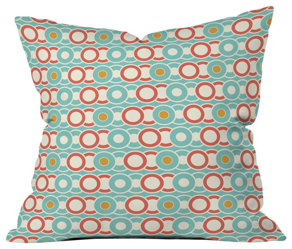 Heather Dutton Ring A Ding Outdoor Throw Pillow