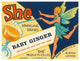 "Baby Ginger" Digital Paper Print by Vintage Booze Labels, 42"x32"