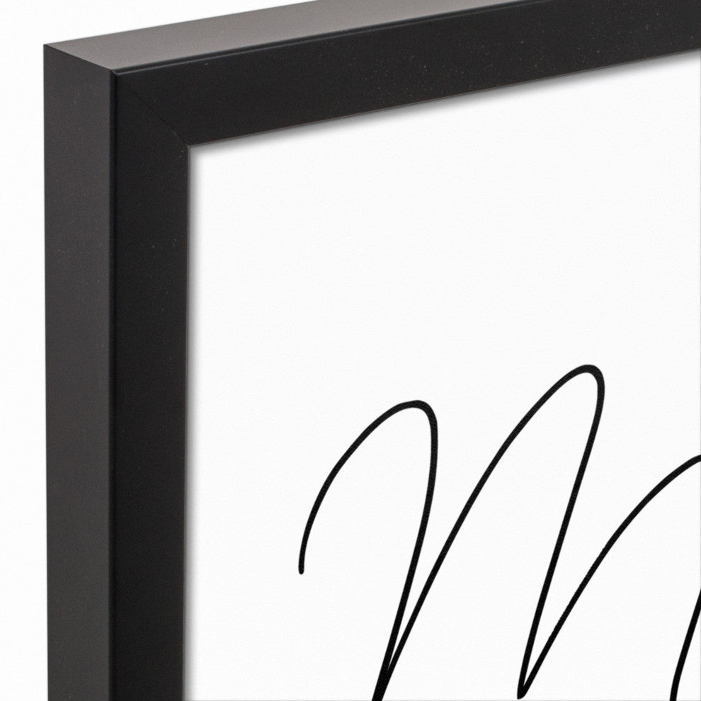I Get it From My Mama 12x18 Black Framed Canvas