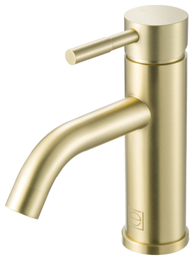 Elegant Lighting FAV-1006 Victor 1.5 GPM 1 Hole Bathroom Faucet - Brushed Gold