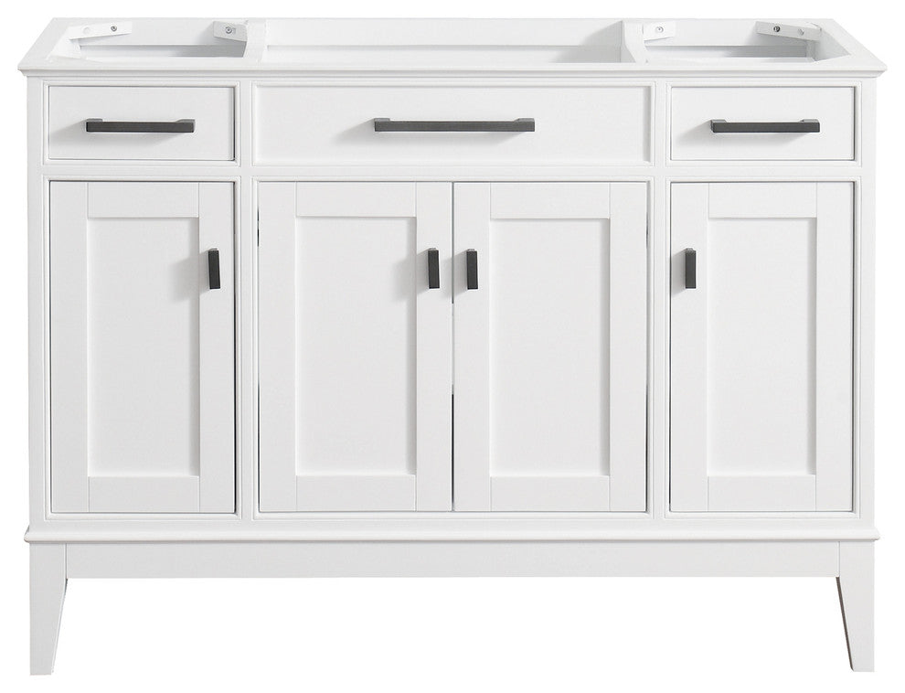 Avanity Madison 48" Vanity Only, White Finish