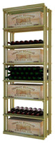 Grand Vin Wine Storage, Unfinished Pine