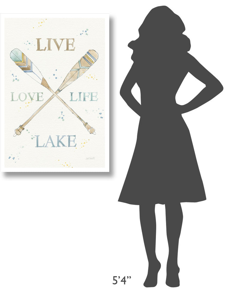 "Lakehouse V v2" Digital Paper Print by Anne Tavoletti, 26"x38"