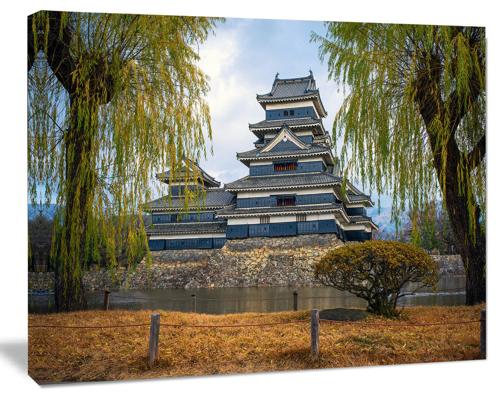 Matsumoto Castle Japan, Landscape Canvas Art Print, 60x40
