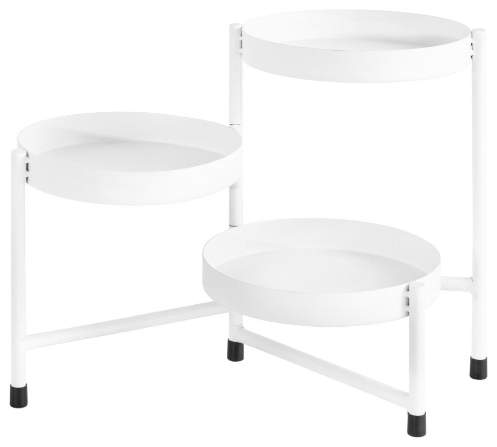 Finn Tiered Tabletop Planter, White