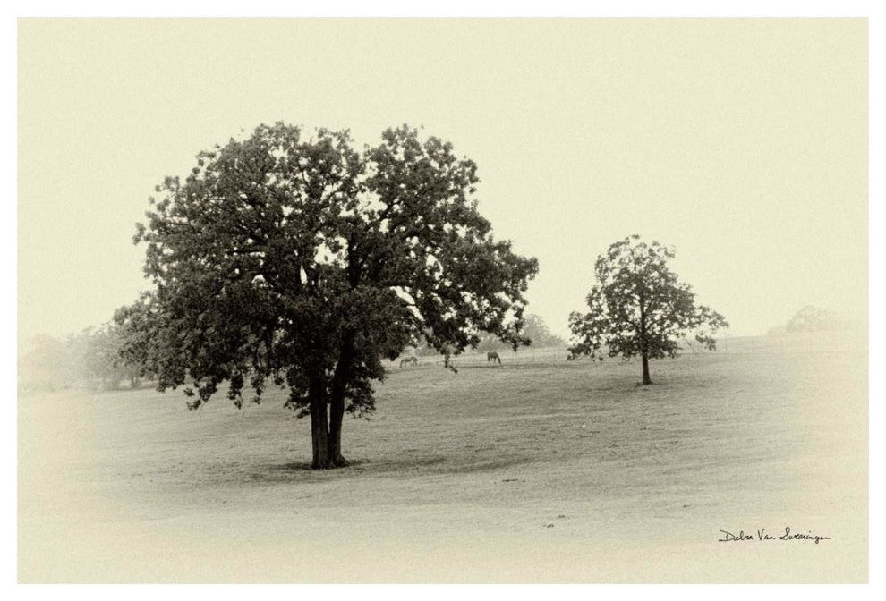 "Horses and Trees II" Digital Paper Print by Debra Van Swearingen, 26"x18"
