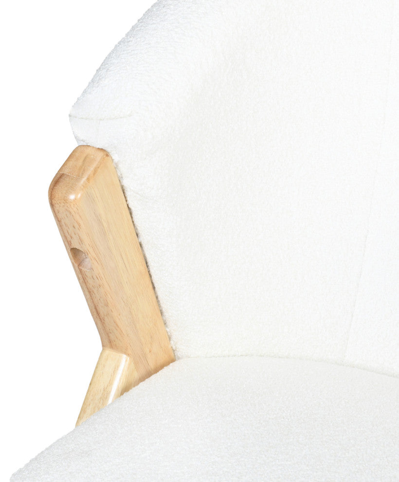 GDF Studio Cody Modern Design Accent Chair, White