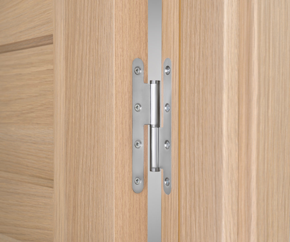 Urban Classico Right White Oak Pre-Hung Italian Interior Door, 36 X 80