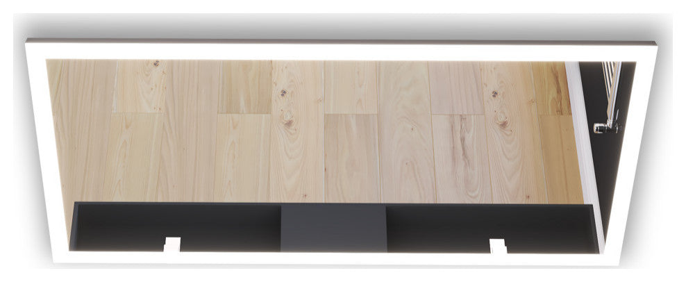 Smart Angelina Dimmable LED Bathroom Mirror with Voice Control, 60" x 30"