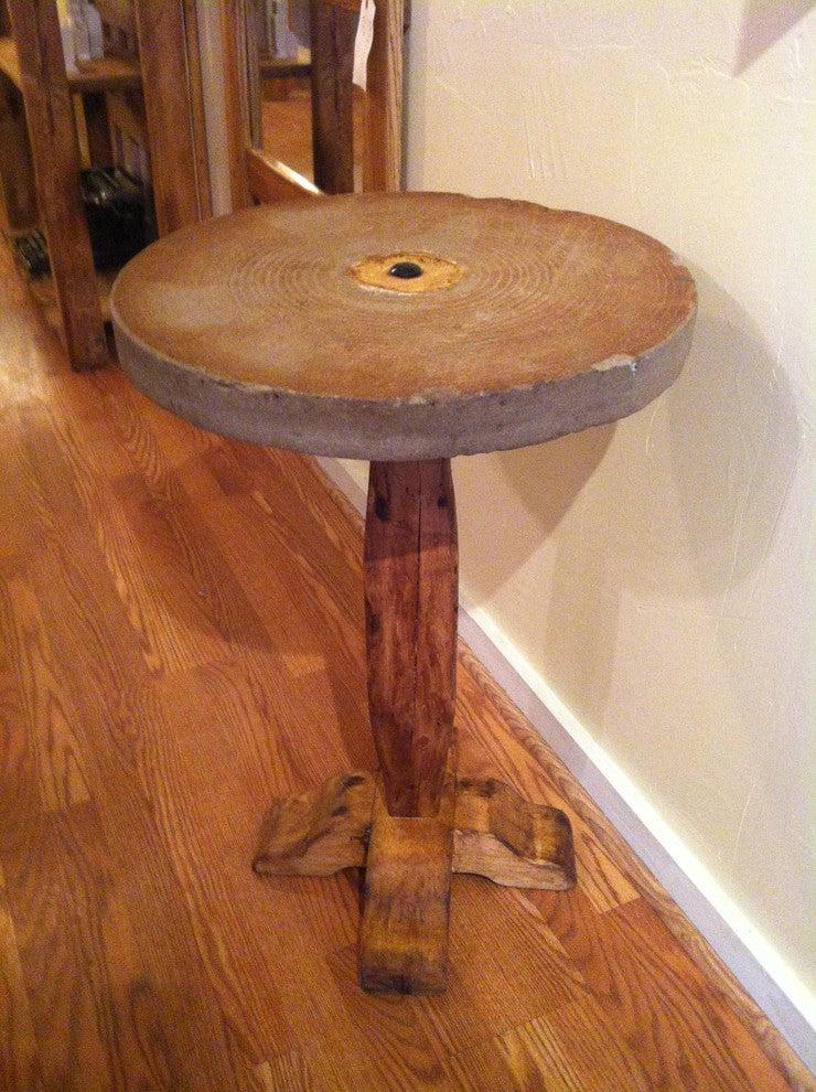 Vintage Sharping Stone Coffee Table