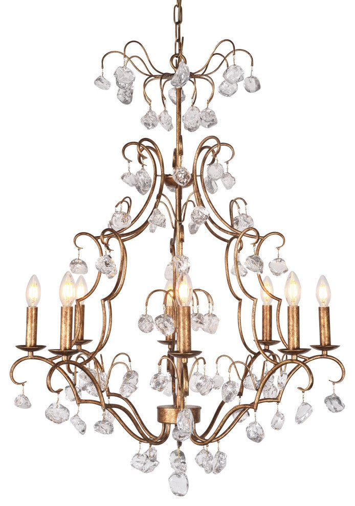 Crystal Pendant Chandelier Large