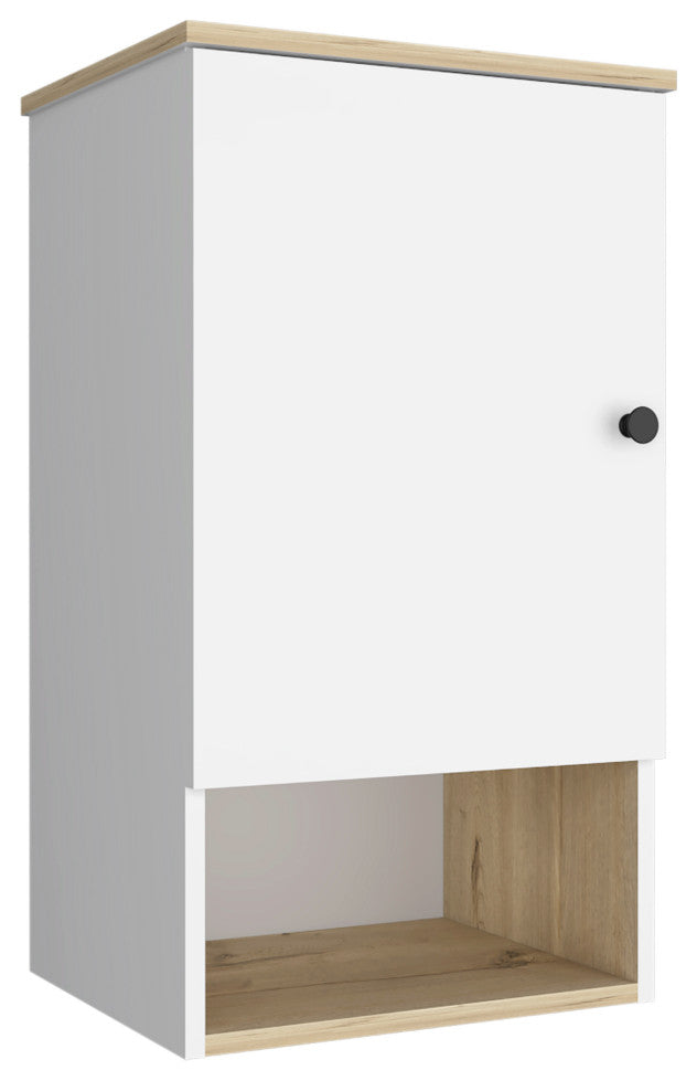 Medicine Cabinet Porto, Bathroom, Light Oak / White