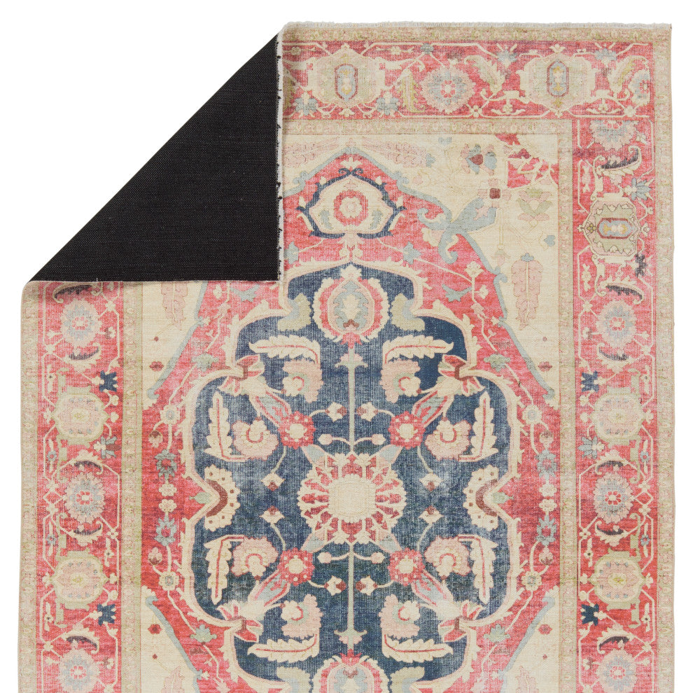 Jaipur Living Kadi Medallion Red/ Blue Area Rug 6'X9'
