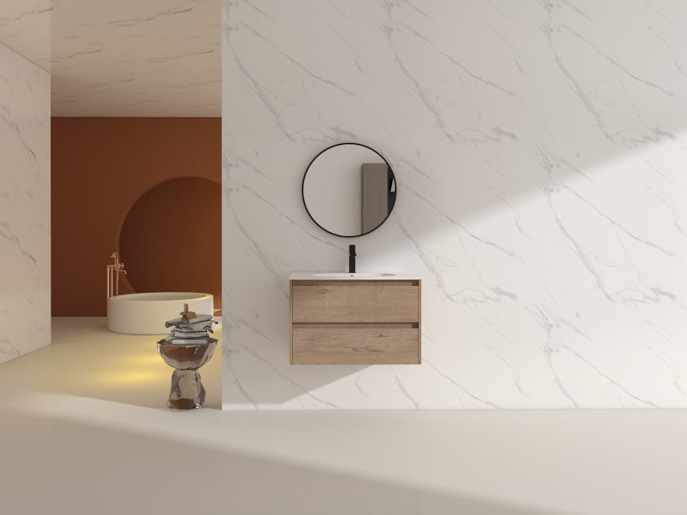 30" Sink Vanity, Plywood, Smc Top, No Faucet