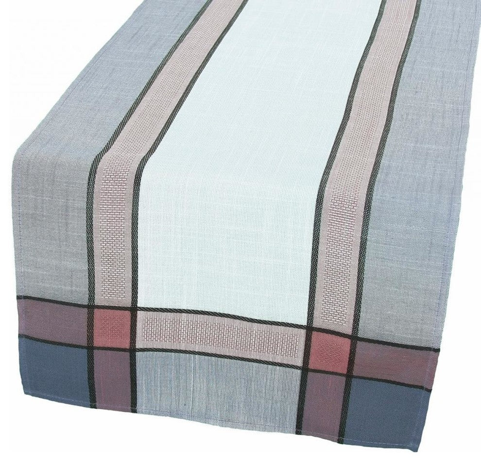 Riviera Table Linens 15"x72" Table Runner, White