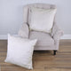 IKAT Velvet Pillow Shell Sets, Gardenia, 2 Piece 26" X 26"