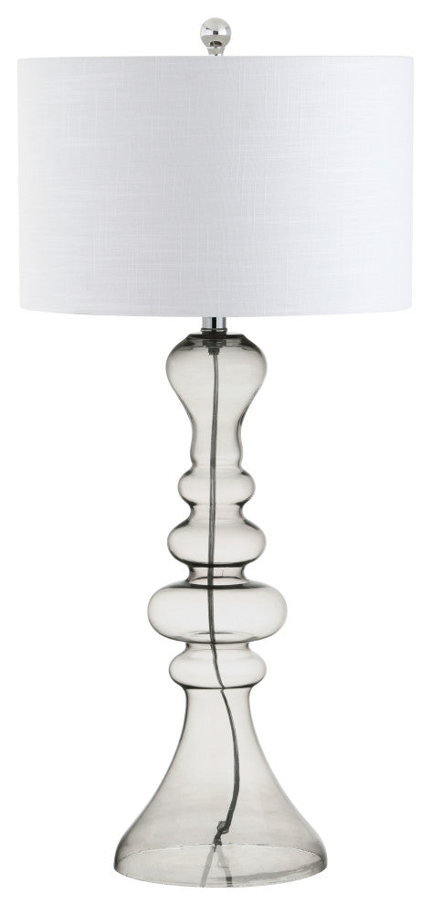 Madeline 35" Curved Glass Table Lamp