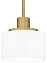 Quoizel QPP6172 Callahan 8"W Mini Pendant - Aged Brass