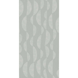 Gray Seychelles Wave Peel & Stick Wallpaper