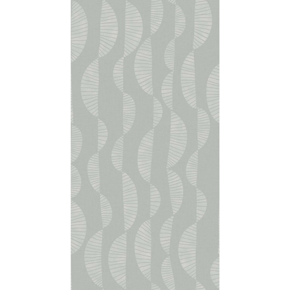 Gray Seychelles Wave Peel & Stick Wallpaper