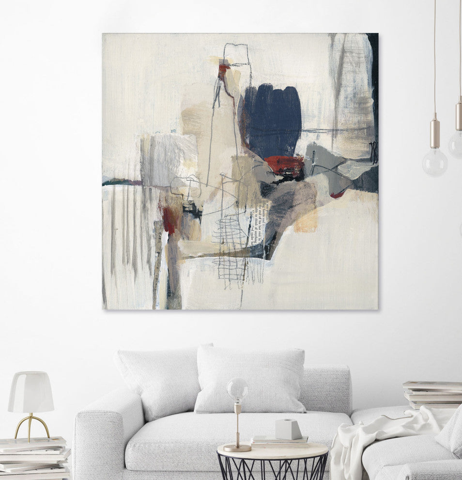 Bay Bridge I V2 - 54 x 54 by Terri Burris