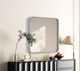 Elegant Lighting MR8A2424 Remy 24" Square Flat Medium Density - Brass