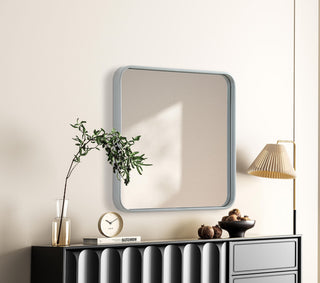 Elegant Lighting MR8A2424 Remy 24" Square Flat Medium Density - Brass