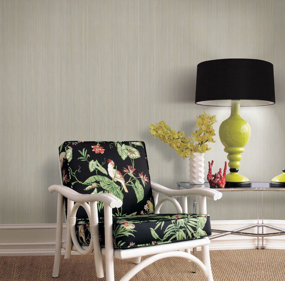 Rainbow Beige Pin Stripe Breeze Wallpaper