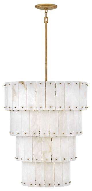 Fredrick Ramond Simone Medium Multi Tier Chandelier, Burnished Gold