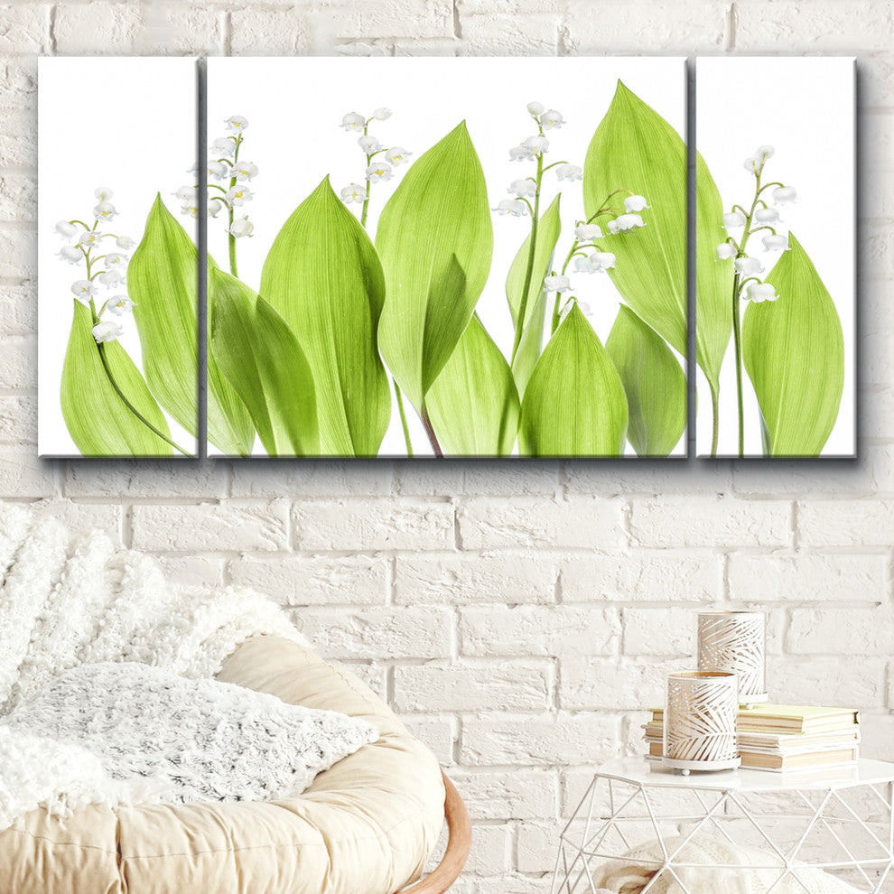 Ready2HangArt ''Lilly of the Valley'' 3-Piece Canvas Wall Decor Set