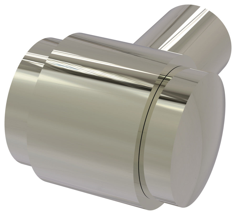 1" Cabinet Knob, Polished Nickel