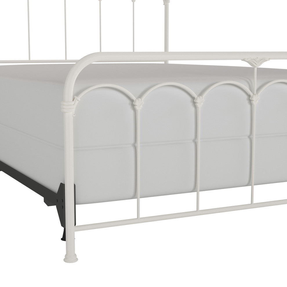 Jocelyn Bed Set, Bed Frame Included, White, Full