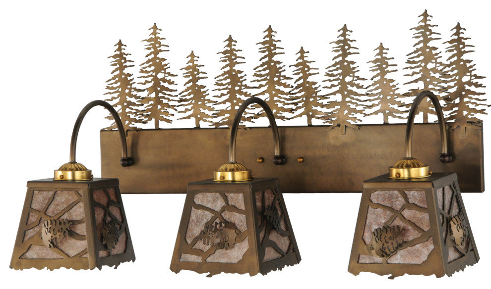 28L Spruce Pine 3 LT Vanity Light