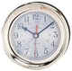 6" Polished Brass Quartz Captain's Clock
