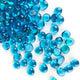 18 LBS CYS Vase Filler Glass Flat Marbles Gem Stones Approx. 1800 pcs, Light Blue