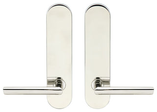 Stockholm Lever, Tubular Passage, Polished Stainless Steel, 2-3/8" Backset