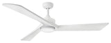 Hinkley Sculpt 60" Led Smart Fan, Matte White