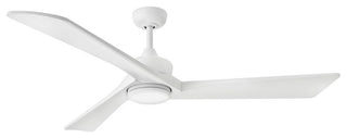 Hinkley Sculpt 60" Led Smart Fan, Matte White