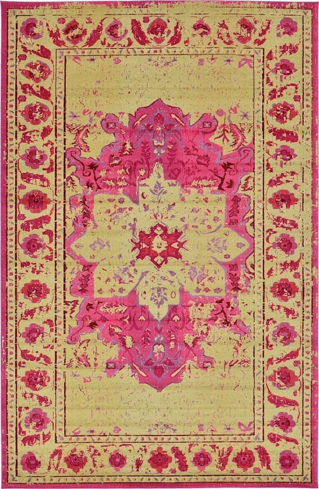 Traditional Dauphine 10'6"x16'5" Rectangle Rose Area Rug