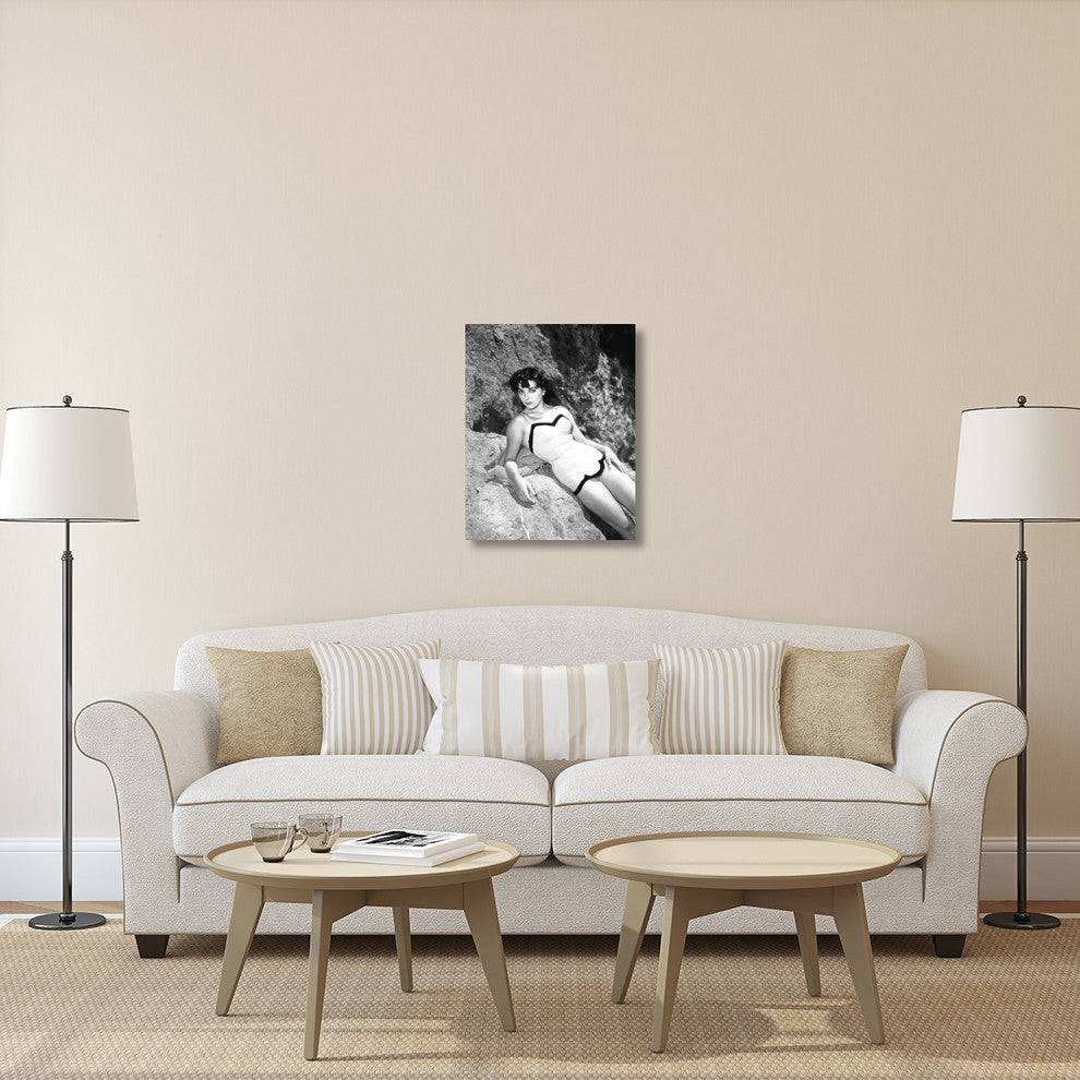 "Joan Collins" Stretched Canvas Giclee by Hollywood Photo Archive, 24"x30"