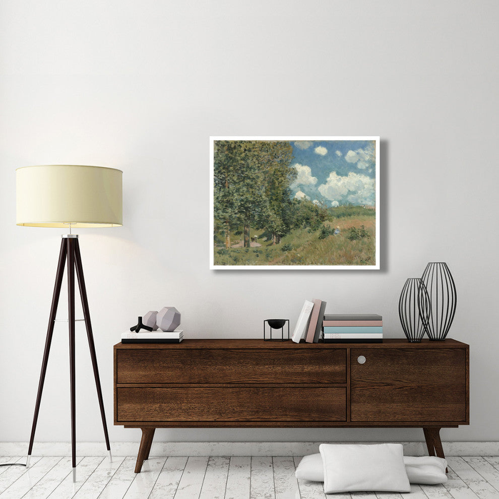 "The Road from Versailles to Saint-Germain" Print by Alfred Sisley, 42"x32"
