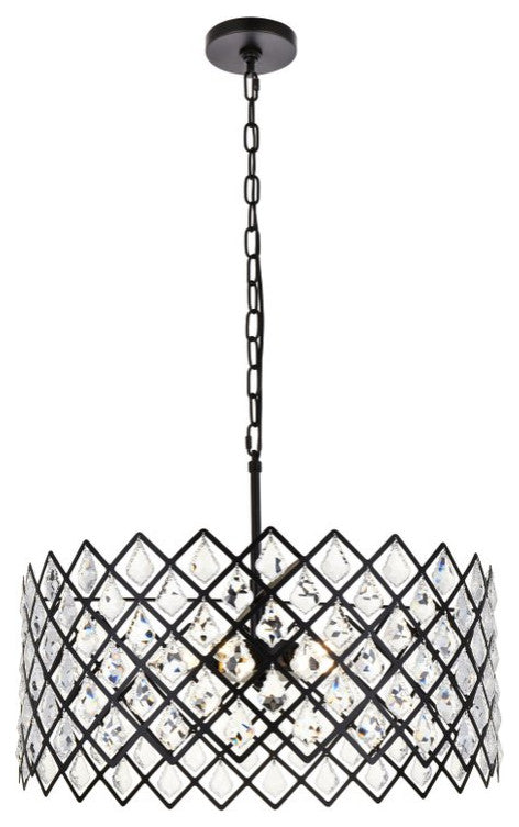 Lyla 21" Pendant, Black